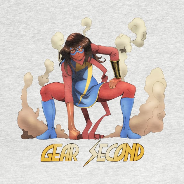 Gear Second crossover Ms Marvel by Muramasa